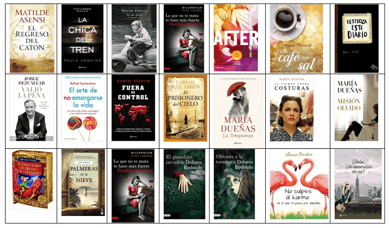 Libros más leídos y vendidos el 2015